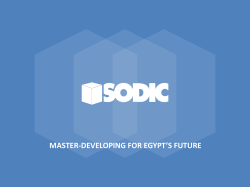 master-developing for egypt`s future