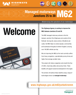 Managed motorways - Highways England