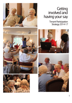 Tenant Participation Strategy - Viewpoint Housing Association