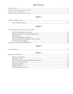 Table of Contents INTRODUCTION