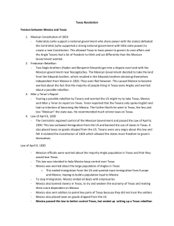 Unit 5 Review - Revolution