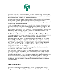 Abril Group, one of the biggest and most influential Communications