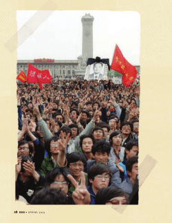 Massacre At Tiananmen Square