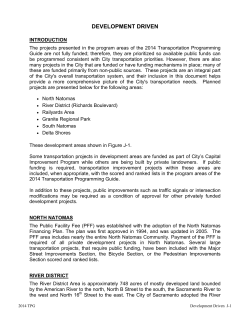development driven - City of Sacramento