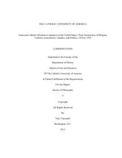 American Catholic Missions to Japanese in the United States