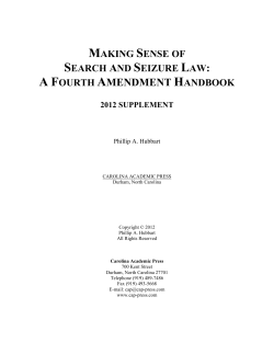 a fourth amendment handbook