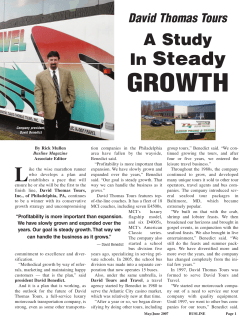 A Study in Steady Growth