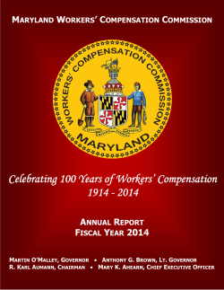 Calendar Year 2014 Annual Report