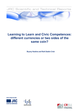 Learning to Learn and Civic Competences