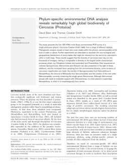 Phylum-specific environmental DNA analysis reveals remarkably