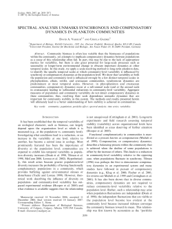 spectral analysis unmasks synchronous and compensatory