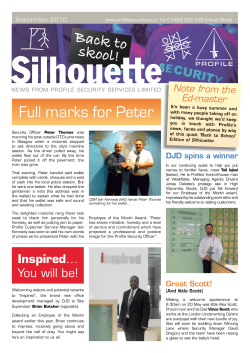 Full marks for Peter - Profile Security Services