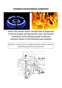 Complete and Incomplete Combustion - School