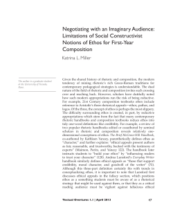 Negotiating with an Imaginary Audience