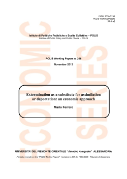 Extermination as a substitute for assimilation or deportation: an