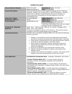 syllabus - North Central Texas College