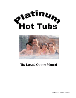 The Legend Owners Manual