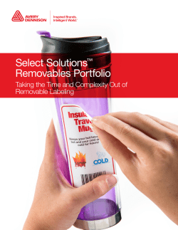 Select Solutions&trade; Removables Portfolio