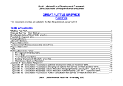 GREAT / LITTLE URSWICK Fact File - South Lakeland District Council