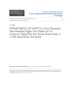 DEPARTMENT OF SAFETY vs. Four Thousand Nine Hundred
