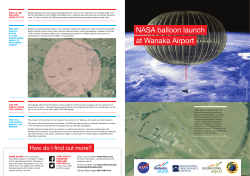NASA balloon launch at Wanaka Airport