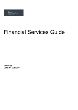 Financial Services Guide