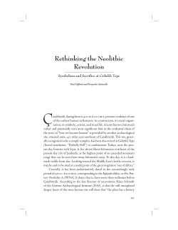 Rethinking the Neolithic Revolution