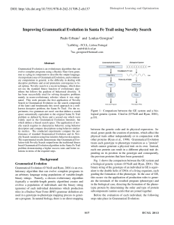 Improving Grammatical Evolution in Santa Fe Trail using Novelty