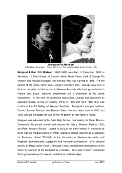 Margaret Pitt Morison Margaret Lillian Pitt Morison