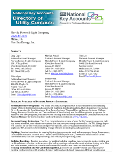 Florida Power and Light Company