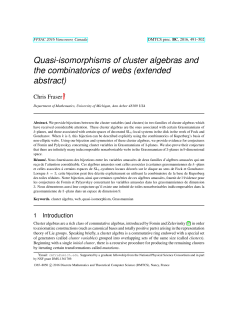 Quasi-isomorphisms of cluster algebras and the
