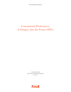 Generational Preferences: A Glimpse into the Future Office