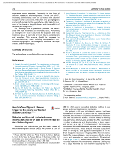 Marchiafava-Bignami disease triggered by poorly controlled