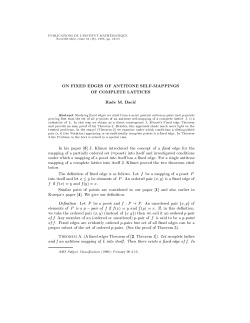 On Fixed Edges of Antitone Self