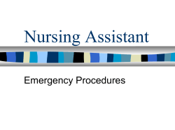 Emergency Procedures - Sanzie Healthcare Services