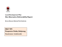 Site Alternative Deliverability Report SALT 091 Penpentre Fields