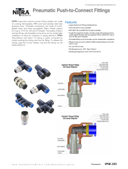 NITRA Pneumatics Fittings