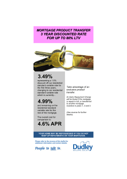 3.49% 4.99% 4.6% APR - Dudley Building Society