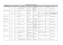 EUSBSR Focal Points: SWEDEN