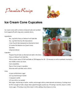 Ice Cream Cone Cupcakes