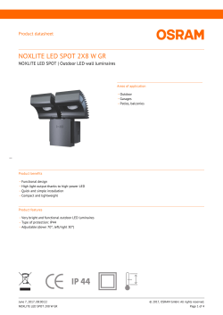 NOXLITE LED SPOT 2X8 W GR