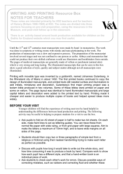 Looking at illuminated manuscripts