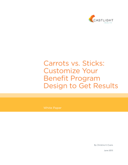 Carrots vs. Sticks