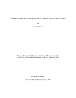 The Black Scare: Cold War Anticommunism and the Long Civil