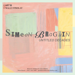 SIMeON BRaGUIN - Wally Findlay Galleries