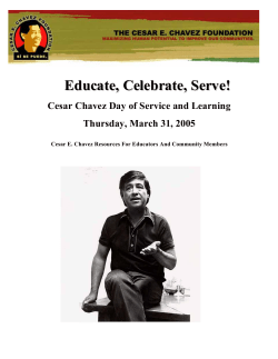 Educate, Celebrate, Serve!