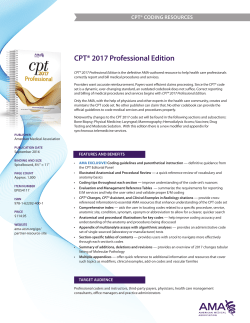CPT&reg; 2017 Professional Edition