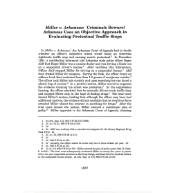 Miller v.Arkansas: Criminals Beware! Arkansas Uses an