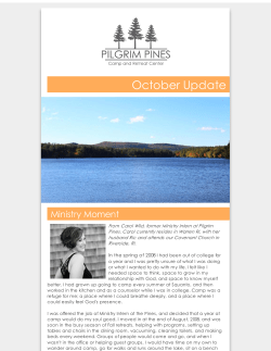 October Update - Pilgrim Pines