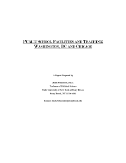 TBA -- A Catchy Title - 21st Century School Fund